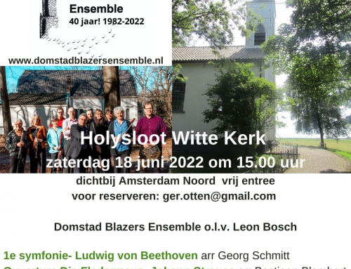Concert Domstad Blazers Ensemble 18 juni
